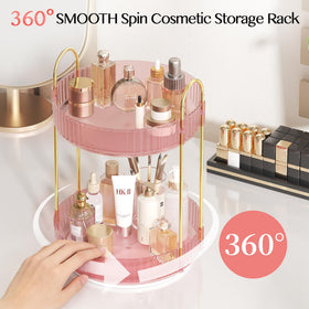 Kinkota pink tray adds soft color and style to your vanity
