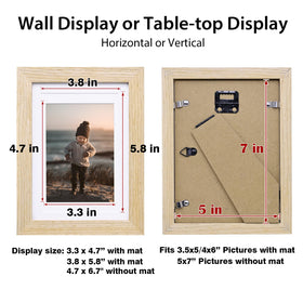 Kinlink included hardware supports easy wall or shelf installation.