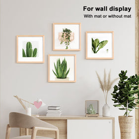 KINLINK wall gallery ideas using natural wood frames