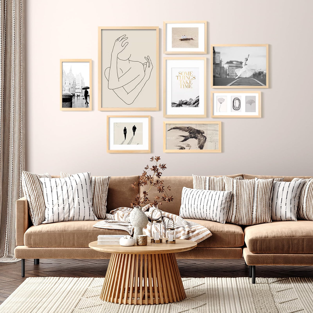 Kinlink frame offers versatile wall or tabletop display options.