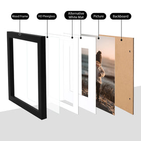 KINLINK wood frame edge detail highlighting natural grain and sturdy construction