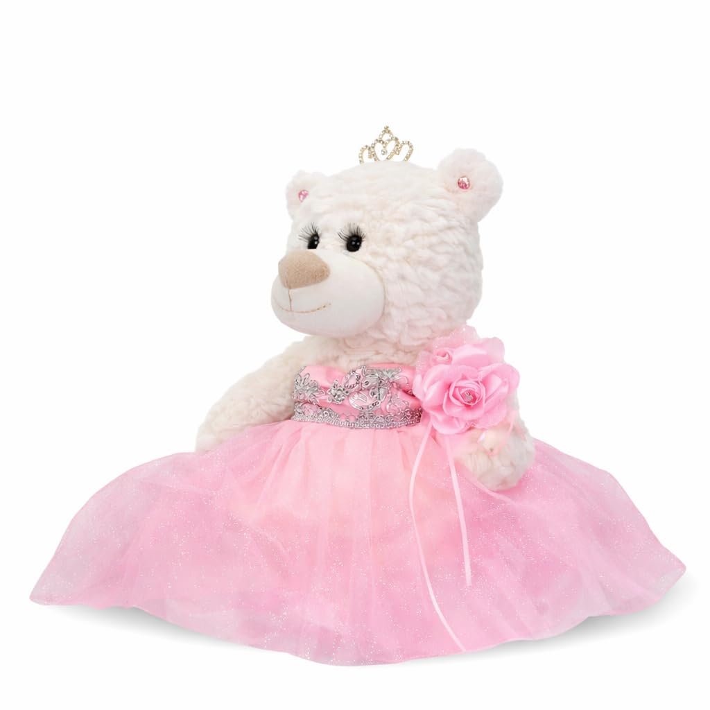 KINNEX Quinceañera bear gift-ready: ready to present straight from the box.