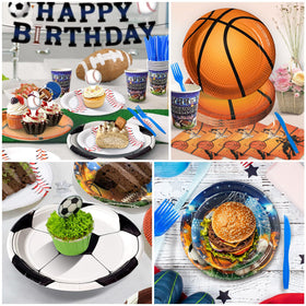 Kinovo complete sports party kit showcases everything needed for a full celebration.