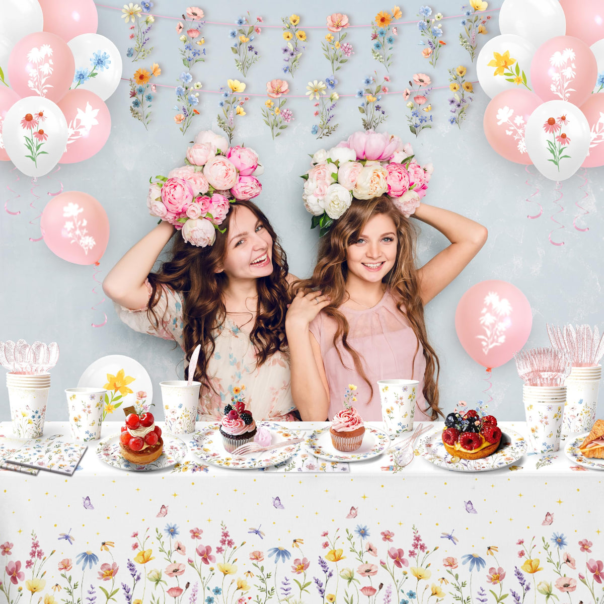 Kinovo wildflower balloons provide vibrant color and durable, effortless decoration.
