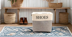 KINTNER DESIGNS sturdy handles bin allows effortless lifting and repositioning.