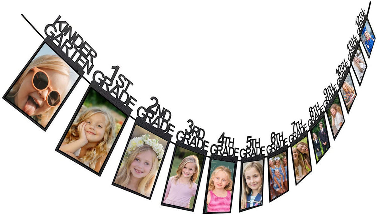 Kinylakor graduation banner 5x7 photo display for keepsake memories