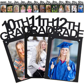 Kinylakor graduation banner showcasing an 8x10 photo layout for a vibrant 2026 celebration