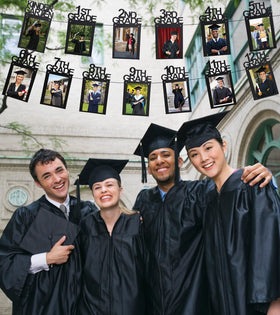 Kinylakor graduation banner made from thick cardstock for sturdy decor
