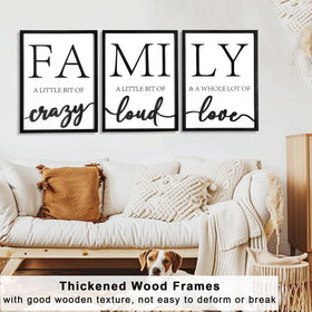 KIOSSUT 3D wood family wall decor hooks for easy mounting.