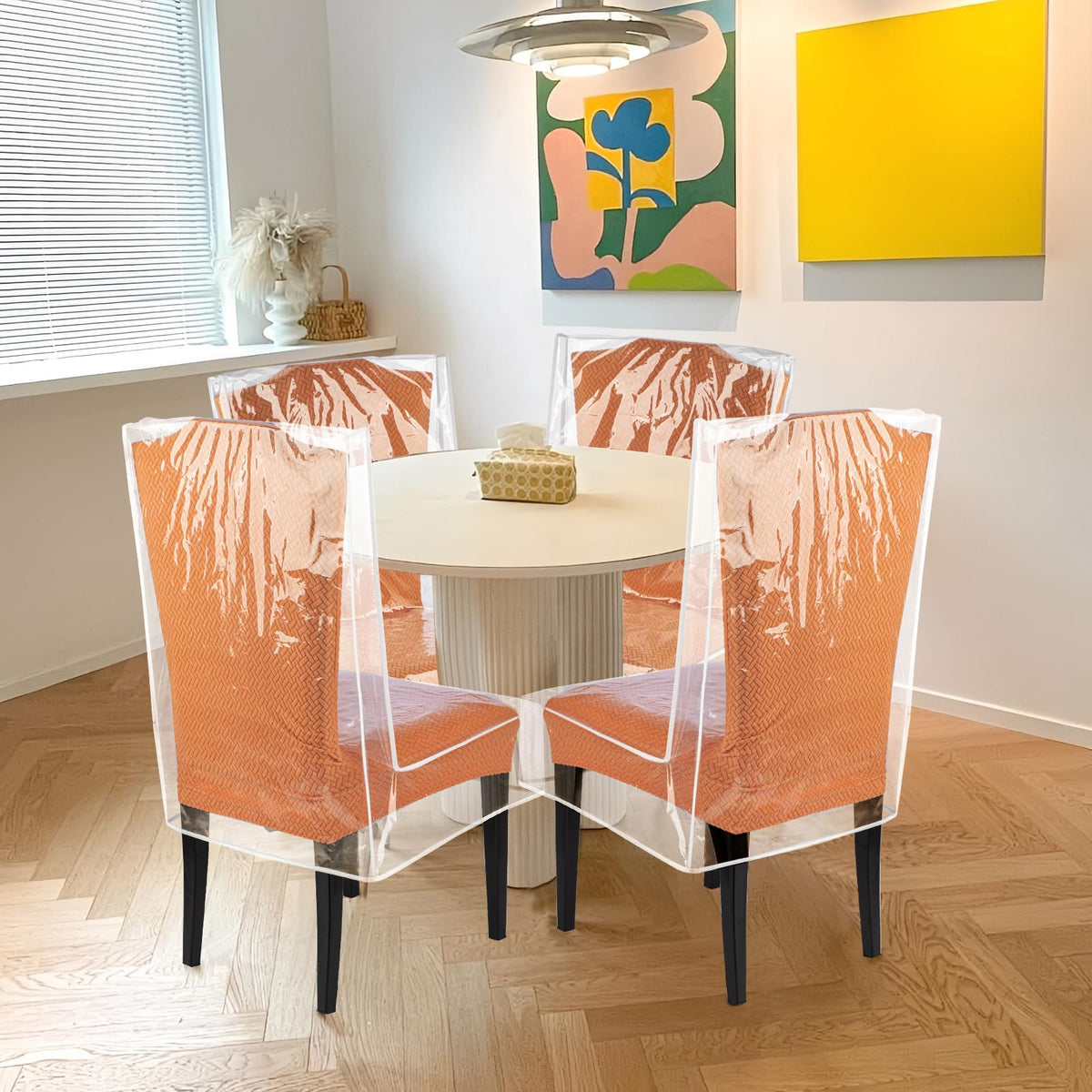 KIPHCA four-pack chair protectors for versatile use