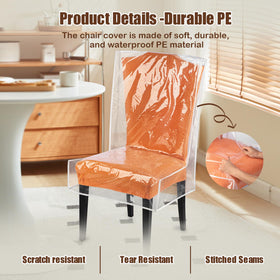 KIPHCA waterproof chair protector keeps dust and crumbs off seats.