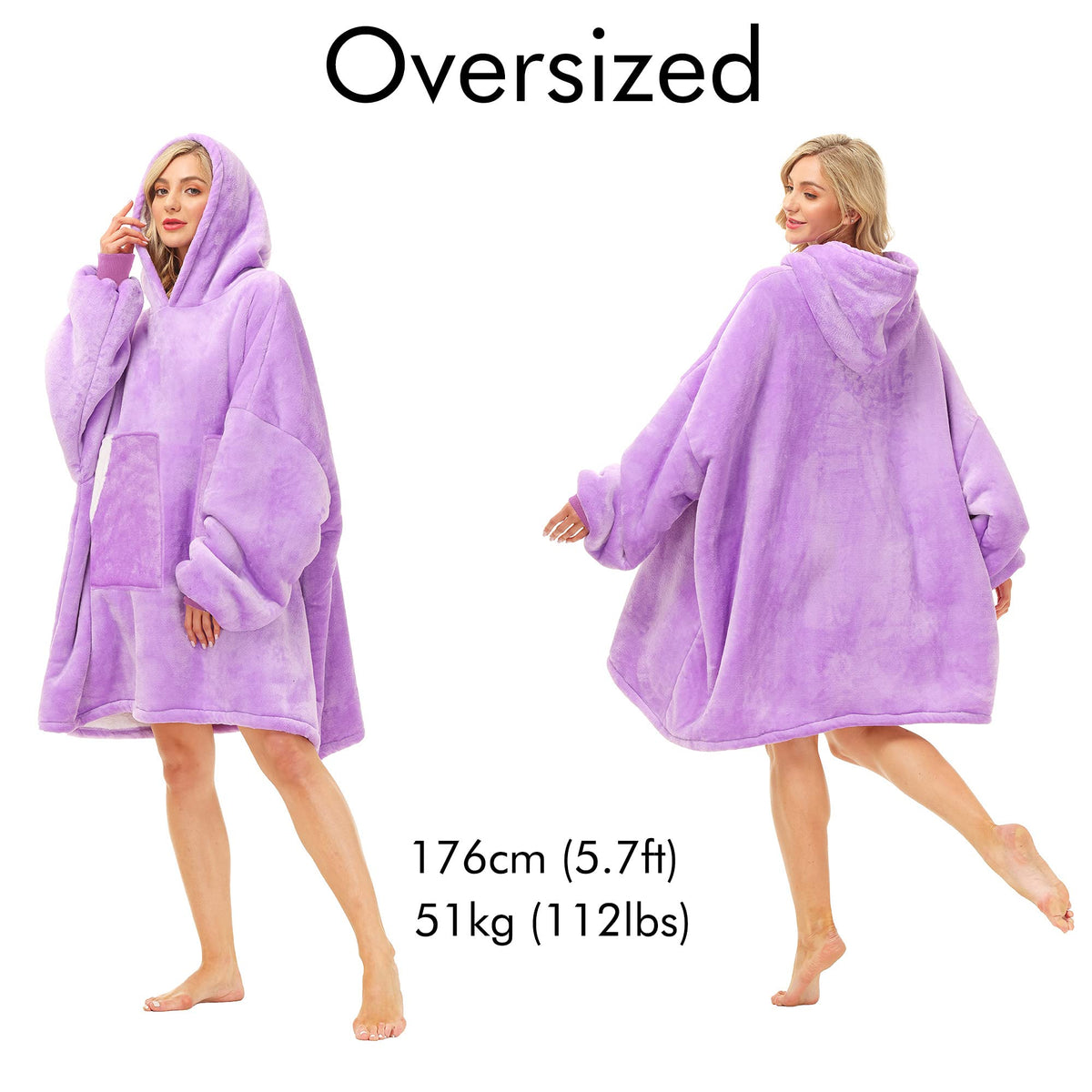 Kipswiza hoodie with hood up shows plush sherpa fleece warmth during chilly evenings