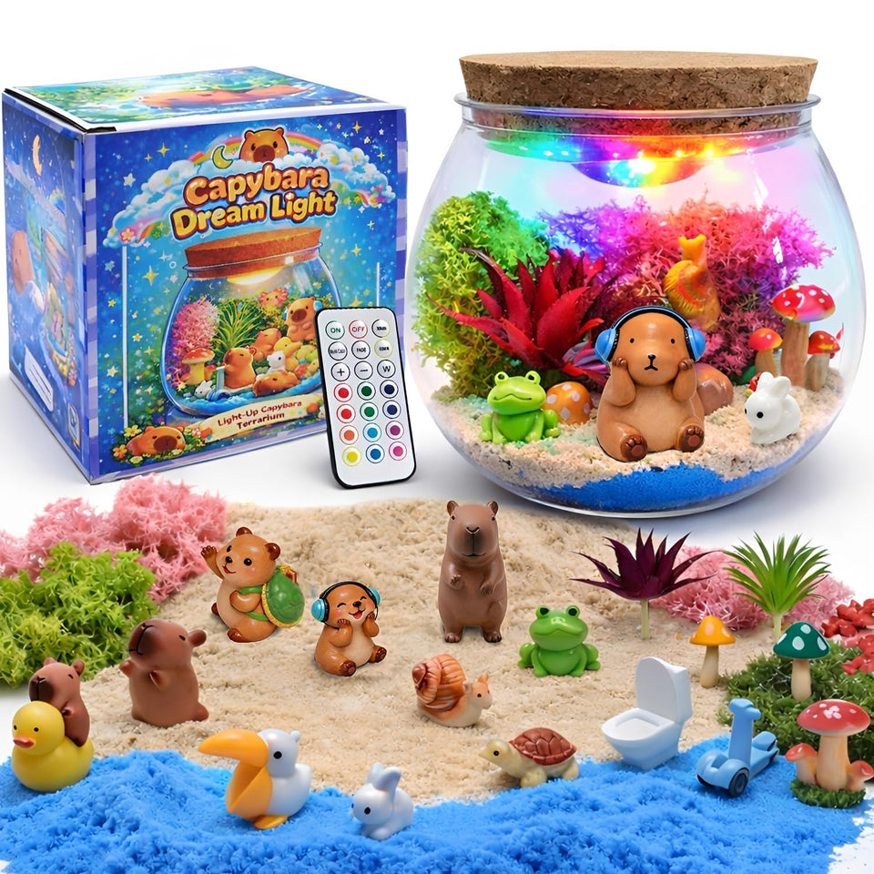 Kipwake Capybara Glow Jar Kit Assembly for kids sparks creativity and hands-on learning.