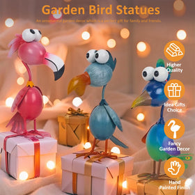 Kircust yard bird art collection elevates curb appeal and whimsy