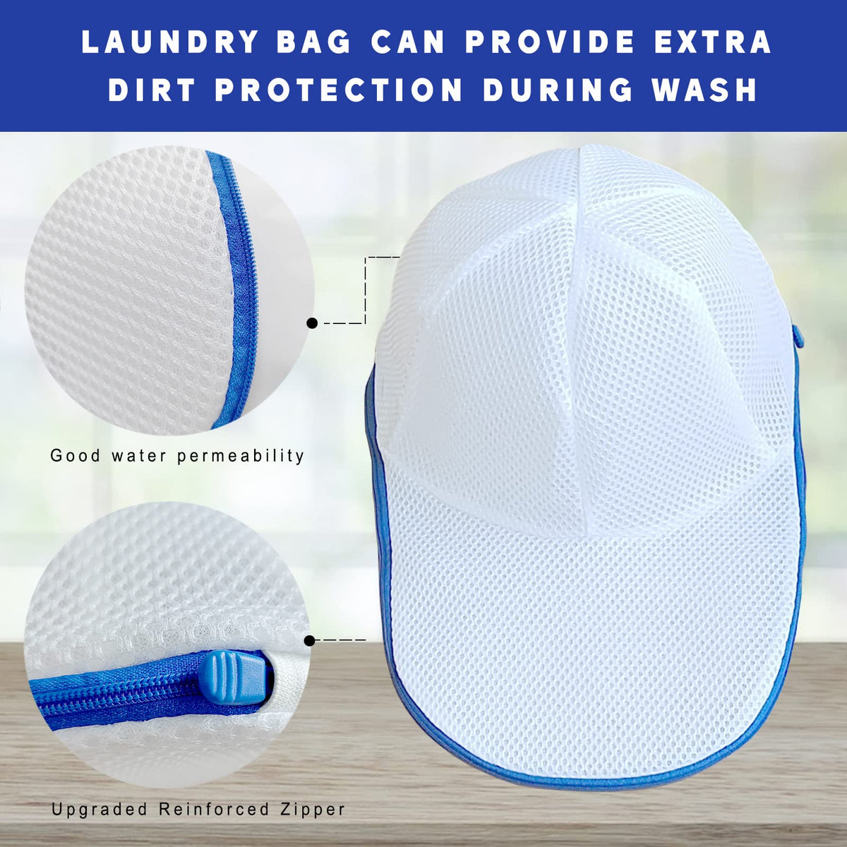 Compatibility with flat and curved brim caps