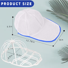 Standard cap fit secures most baseball caps