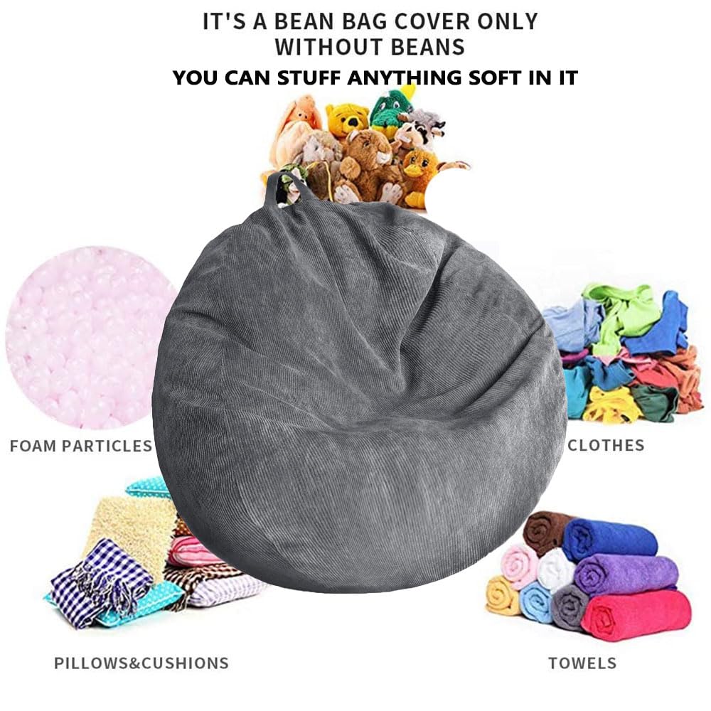 Kisoy bean bag cover top handle design for easy relocation
