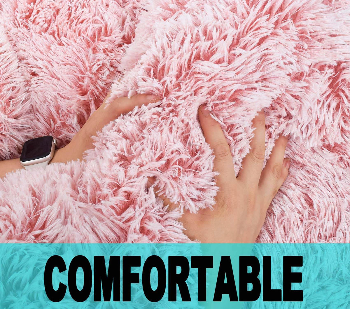 Kisoy durable faux fur with OEKO-TEX certified fabric resists stains and wear.