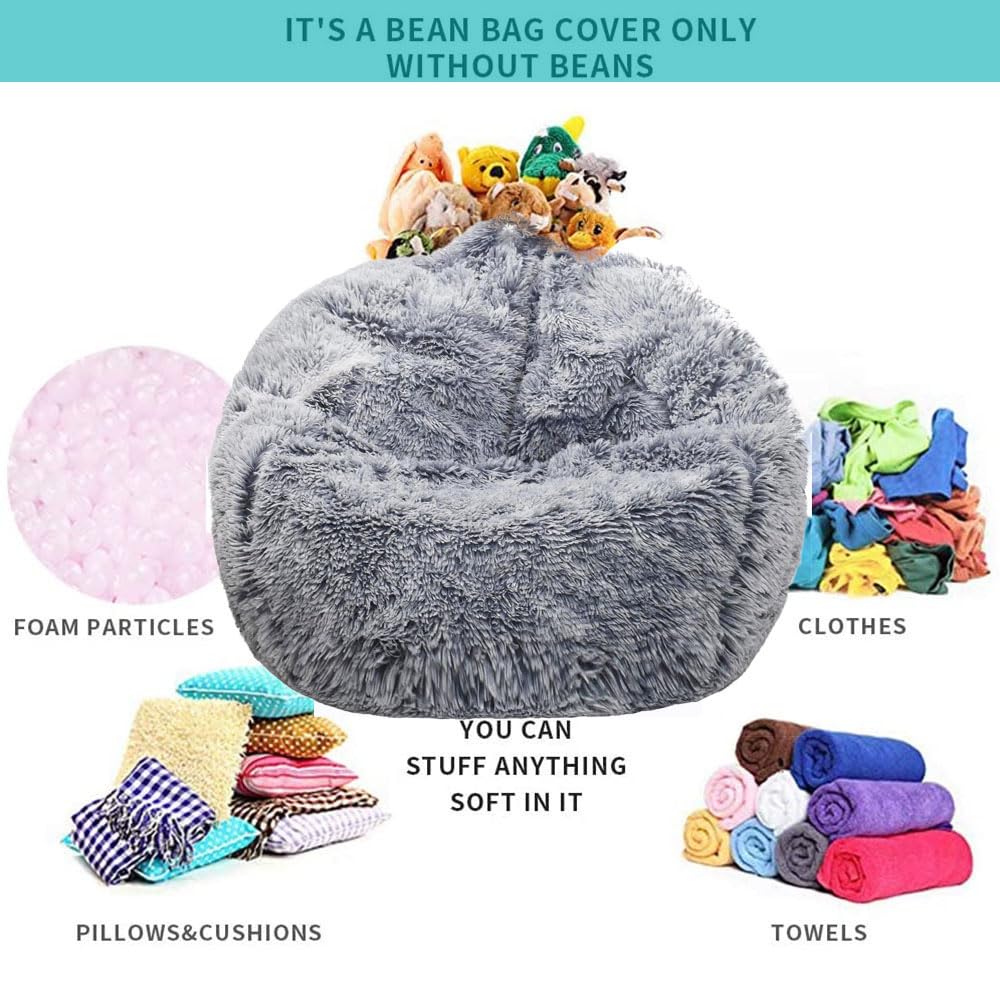 Kisoy faux fur close-up in gray emphasizes soft material and pilling resistance