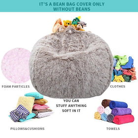Kisoy heather camel faux fur finish blends with decor and hides clutter.