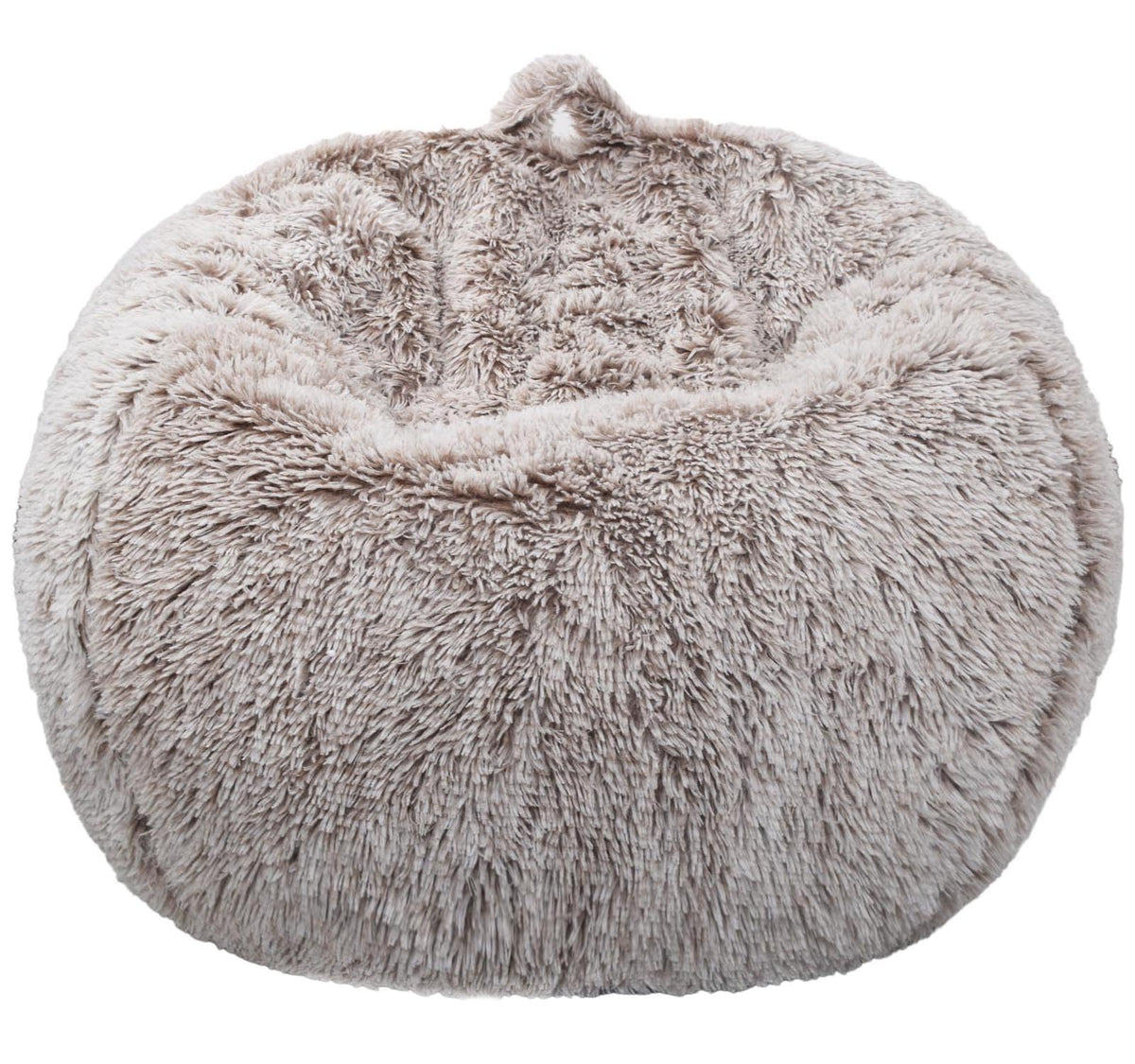 Kisoy storage cover on sofa shows cozy seating and toy organization.