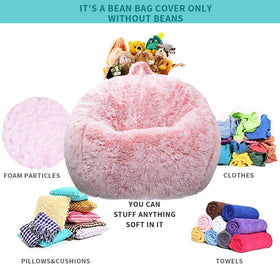Kisoy cover open for stuffing demonstrating eco-friendly storage idea