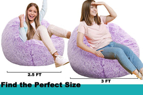 Kisoy pre-filled bean bag chair ready to use with no assembly.