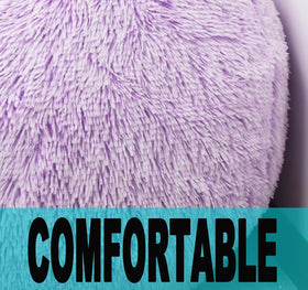 Kisoy spot-clean friendly faux fur keeps the seat refreshed.