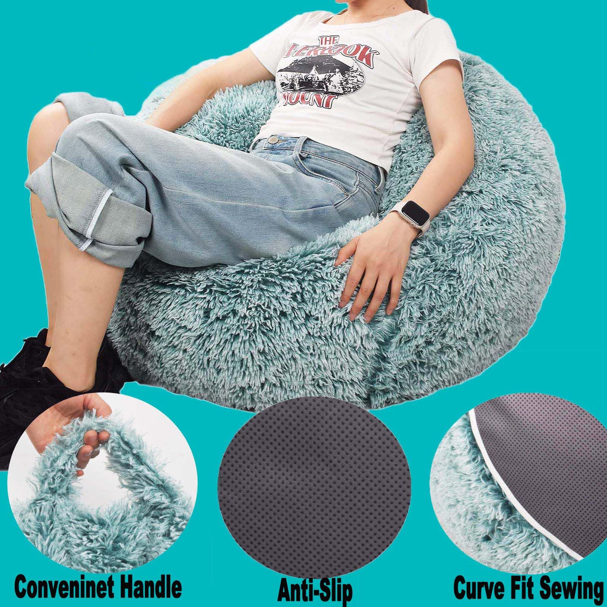Kisoy small-size cover fits 100L of stuffing