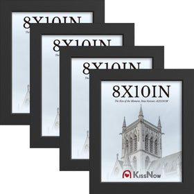 KissNow 8x10 frame front view with thick black border for bold wall display.