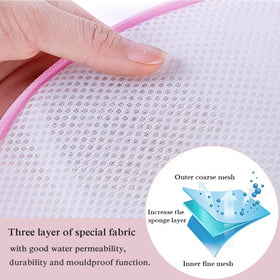 KISYONGUS large 14x9 inch bag fits most A–D cup bras.