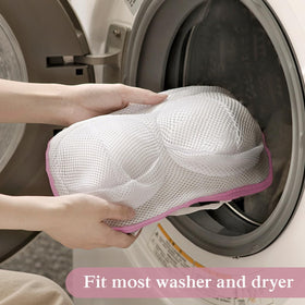 KISYONGUS lingerie 360° mesh guards delicates from snagging during cycles.