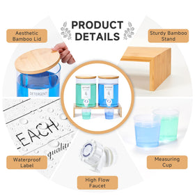 KitHero bamboo lid keeps liquids fresh and dust-free.