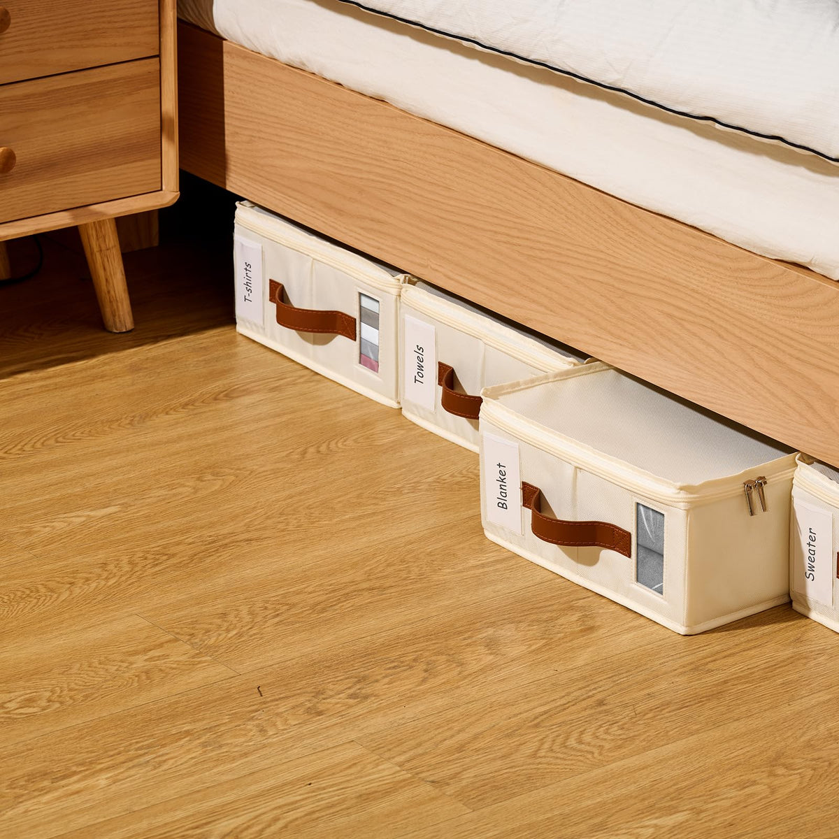 KitHero sheet organizer size fits standard drawers and shelves.