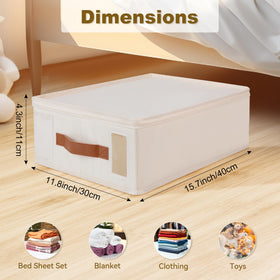 KitHero organized storage for bedding and more.