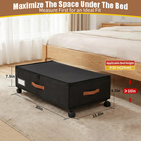 KITREPAION drawer with 360-degree casters for effortless sliding