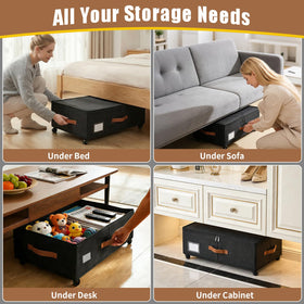 KITREPAION heavy-duty underbed bin built for long-term use
