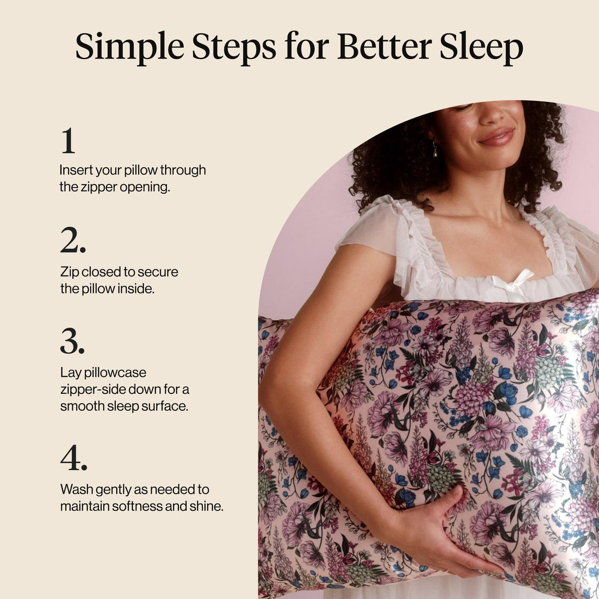 Eco-friendly materials used in Bridgerton satin pillowcase for sustainable luxury