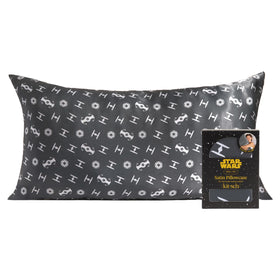 Kitsch Galactic Empire satin pillowcase with zipper for secure fit and smooth hair