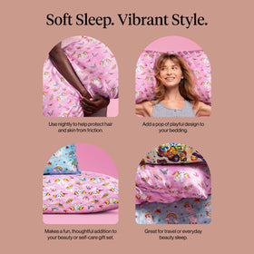 Kitsch Lisa Frank satin pillowcase eco-friendly high-quality material