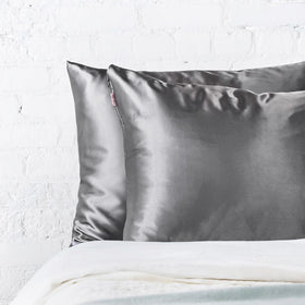 Kitsch satin pillowcase machine washable for easy care.
