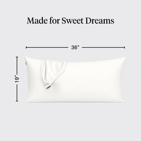 Cool, breathable satin fabric from Kitsch pillowcase for year-round comfort