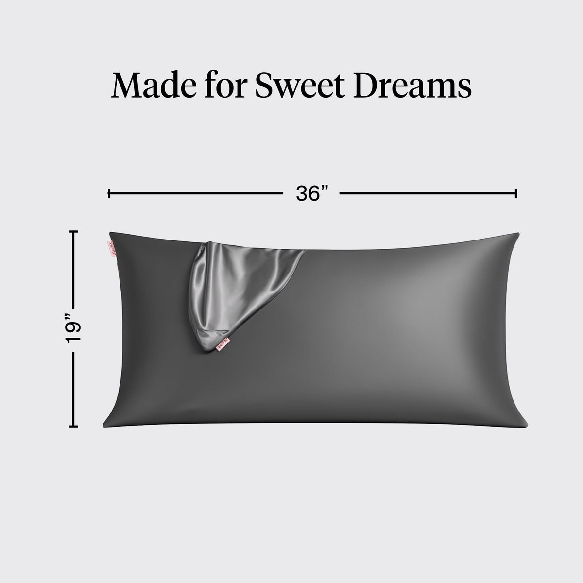 Kitsch satin pillowcase breathable fabric for cool sleep