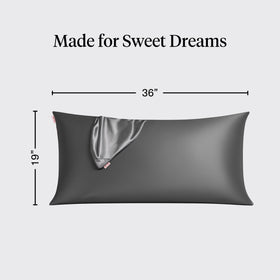 Kitsch satin pillowcase breathable fabric for cool sleep