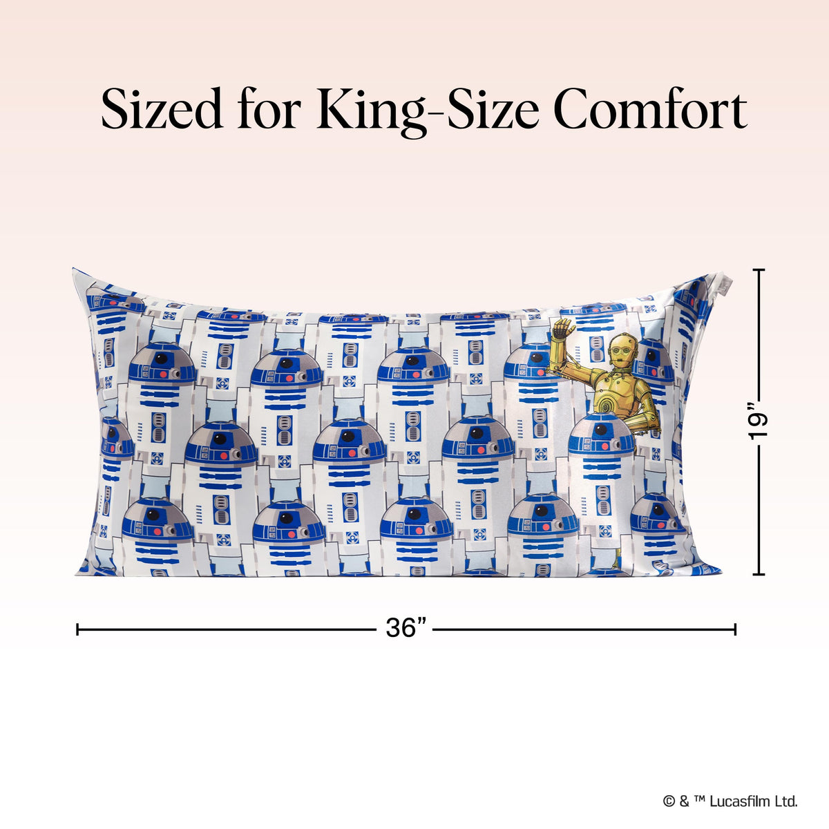 Kitsch satin pillowcase cool breathable fabric for all-season comfort