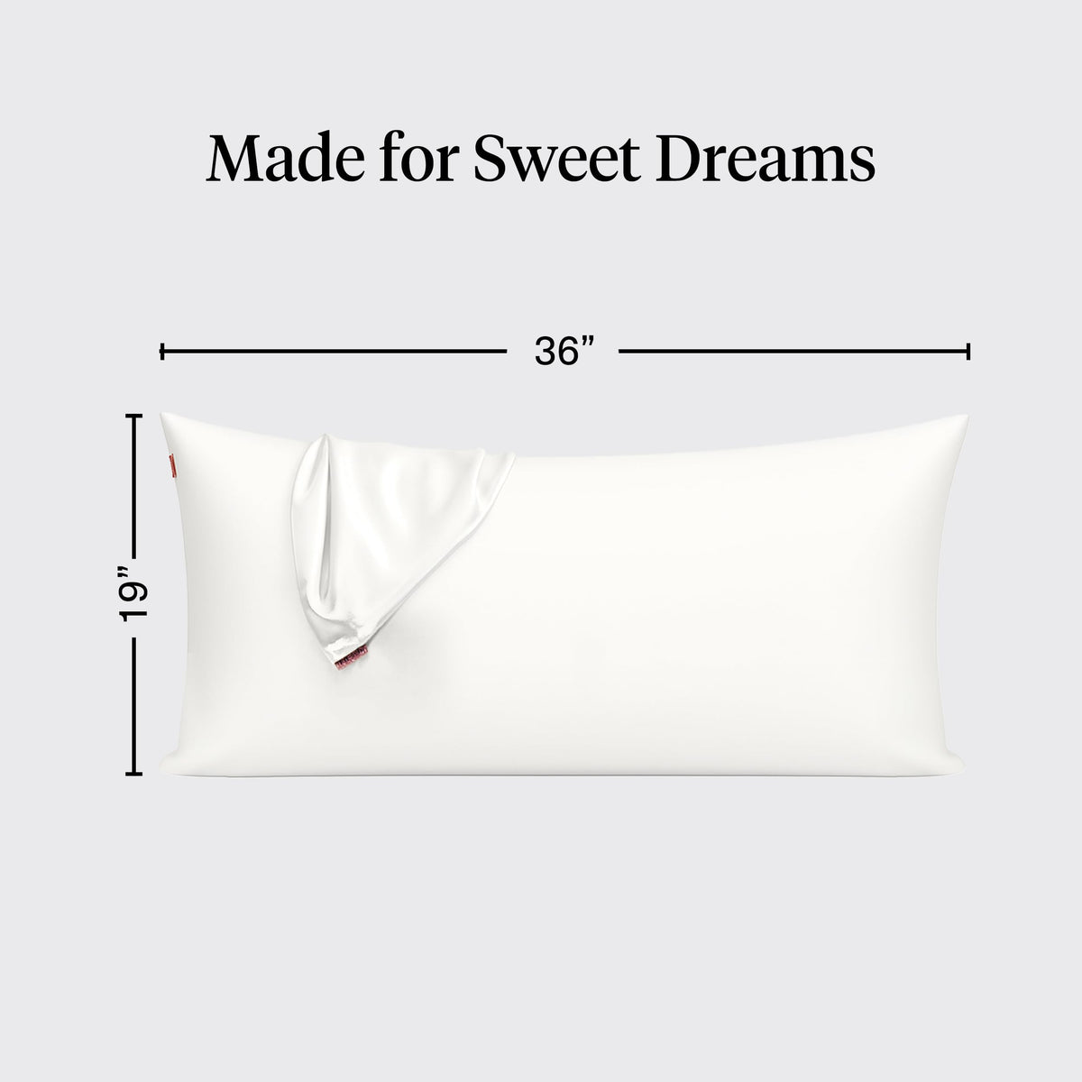 Kitsch satin pillowcase cooling fabric keeps you comfortable year-round.