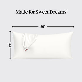 Kitsch satin pillowcase cooling fabric keeps you comfortable year-round.