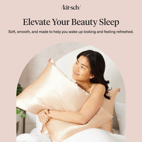 Kitsch satin pillowcase luxury look and feel for a peaceful night
