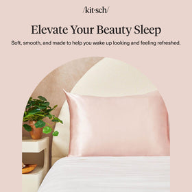 Kitsch satin case delivers a luxurious touch for hair and lashes