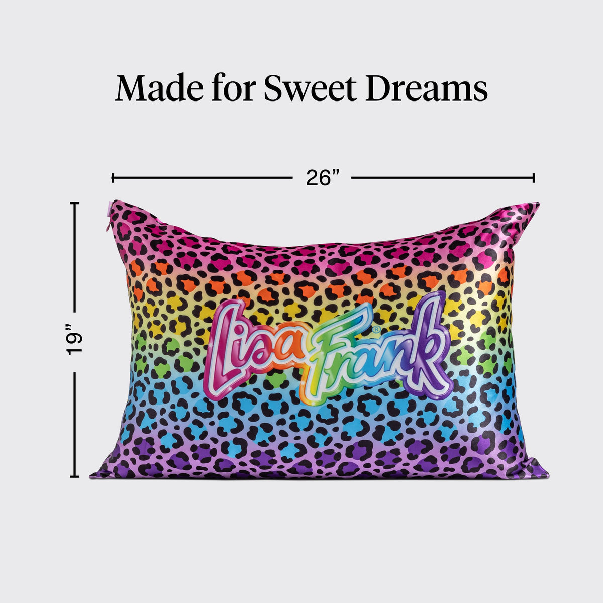Kitsch satin pillowcase on bed demonstrates cooling, breathable comfort